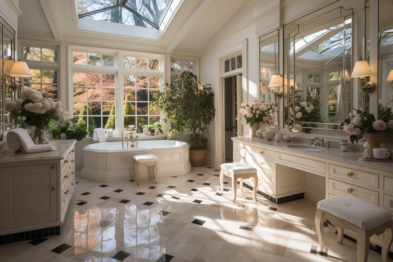 La magie de la salle de bain faience blanche - Brico Travaux & Déco