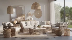 décoration en osier