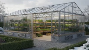 garder serre chaude hiver